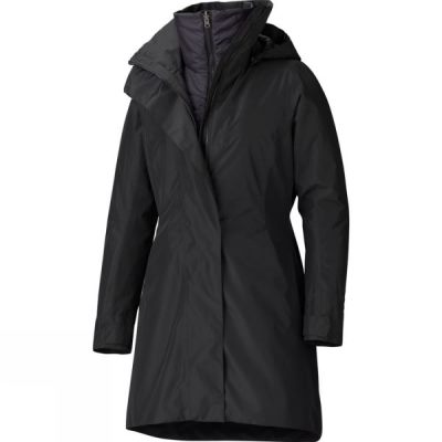 Chaquetas Marmot Downtown Component Mujer - Negras - Chile BIE360897